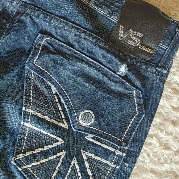 VIGOSS Men's Forde Bootcut Denim Jean - Size 33 - Picture 4 of 7